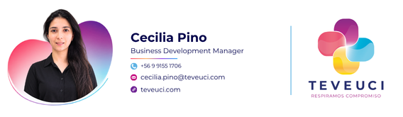 Tarjeta de presentación de Cecilia Pino
